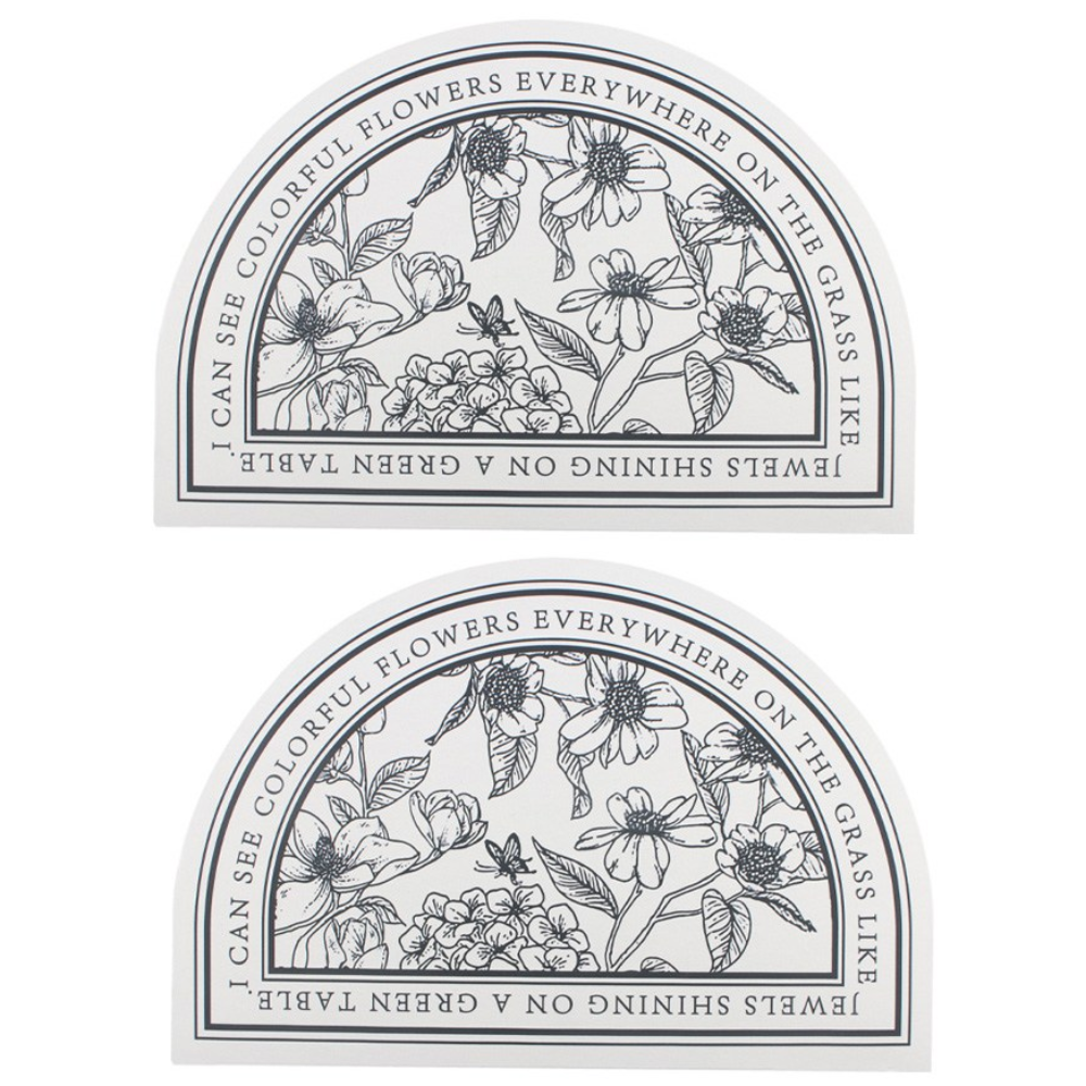 1+1 빨아쓰는 규조토 발매트 세트 플라워 패턴 폭신 물흡수 매트 인테리어 발판 받침 반원형 타원형 현관 욕실 주방 화장실 소품 8,800원