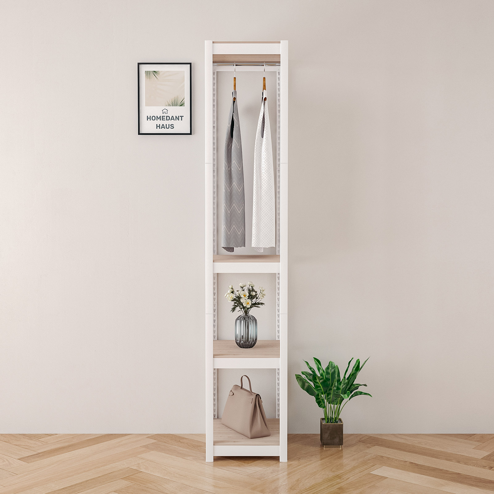 홈던트하우스 업그레이드형 무볼트 조립식 행거 98,800원