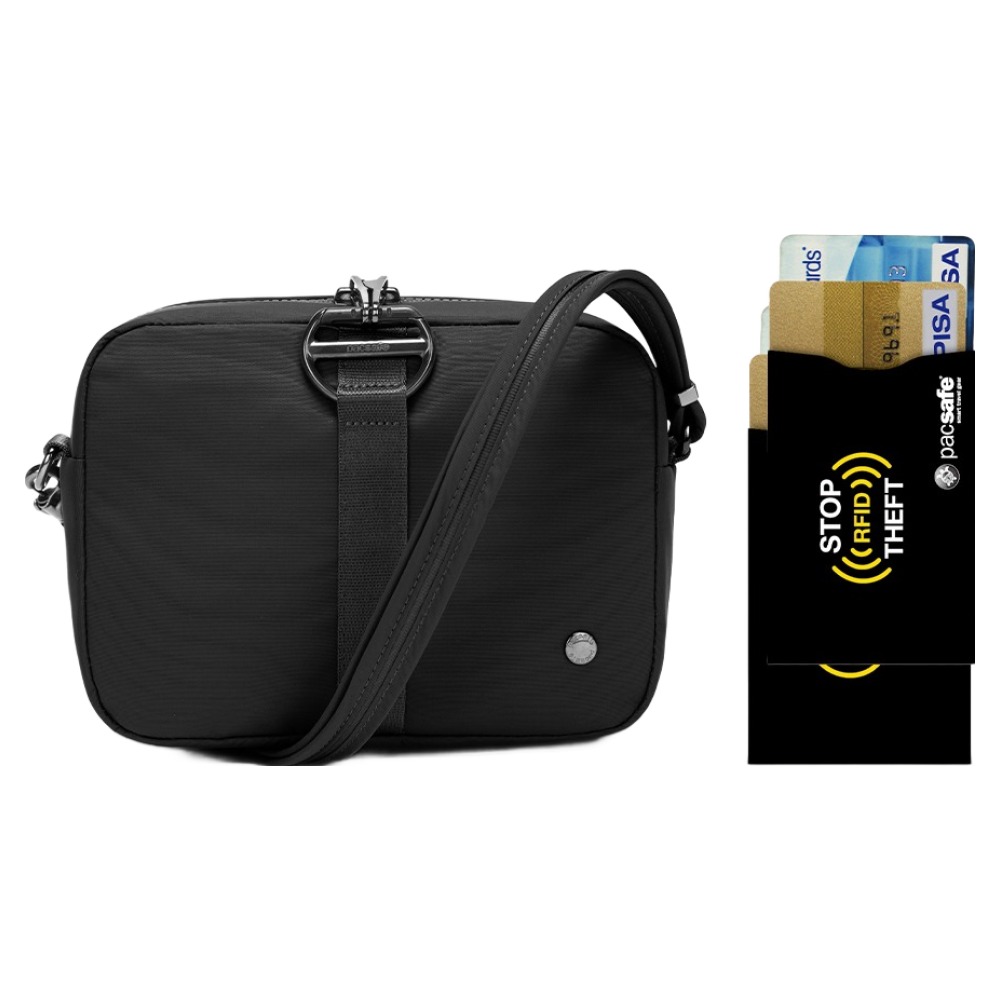 팩세이프 시티세이프 CX 스퀘어 크로스바디 가방 + RFID차단 카드슬리브 2p 세트 110,000원