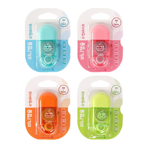 설래임 모닝글로리 미니캡슐 수정테이프 5mm X 6M 5,400원