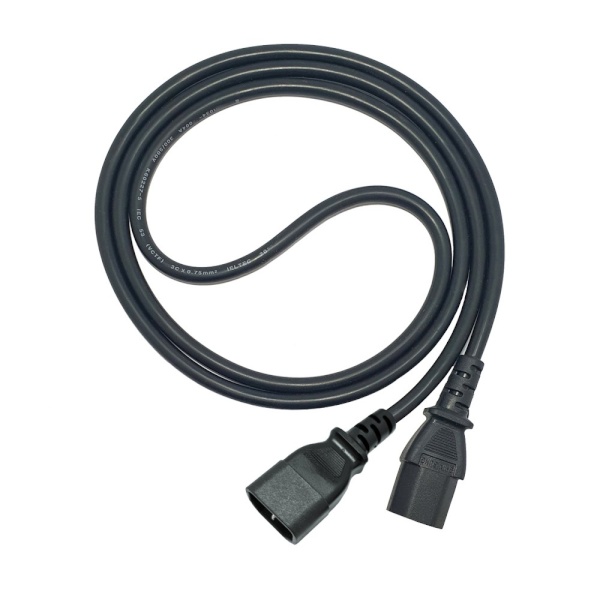 (신성전기산업) ㅡ자형 전원 파워 연장케이블, 캡코드, AC 220V / 10A (블랙/벌크/1m) 2,010원