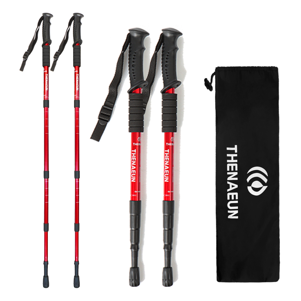 더나은 초경량 두랄루민 4단 등산스틱 / 2P 1세트 파우치포함 19,900원