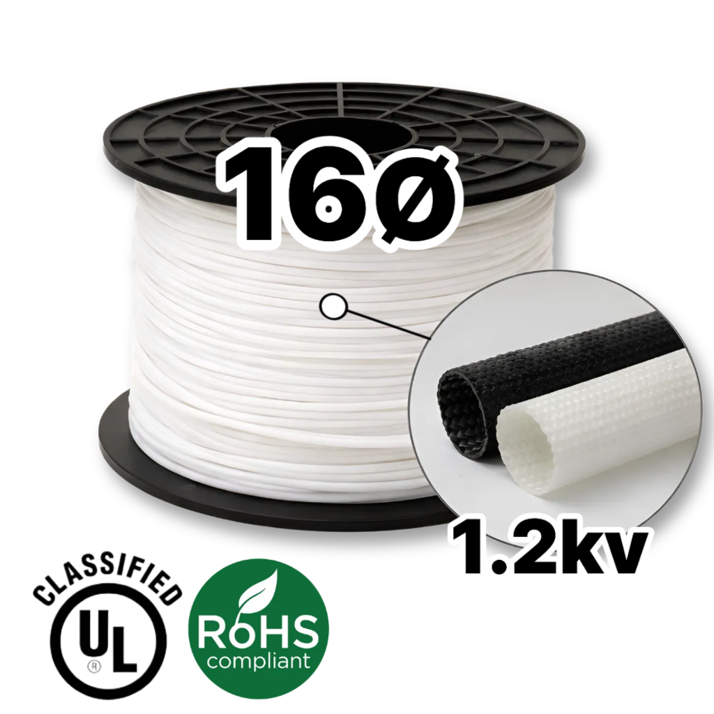 실리콘 글라스 튜브 (SGT) 1.2kv 절연튜브 16mm 150M, 1 285,000원