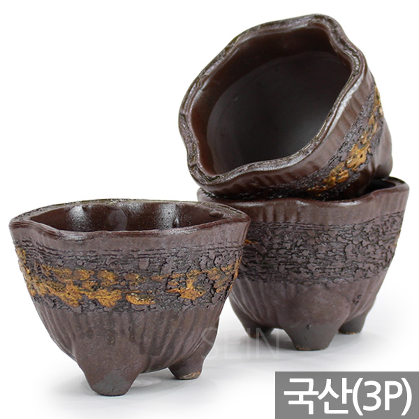 세인화분 국산 수제 다육 다육이 화분 3P - 다육화분 다육이화분 수제화분 화분세트 옹기화분 항아리화분 선인장 식물 분갈이 화분갈이 인테리어 홈가드닝 반려식물 여주화분 12,500원