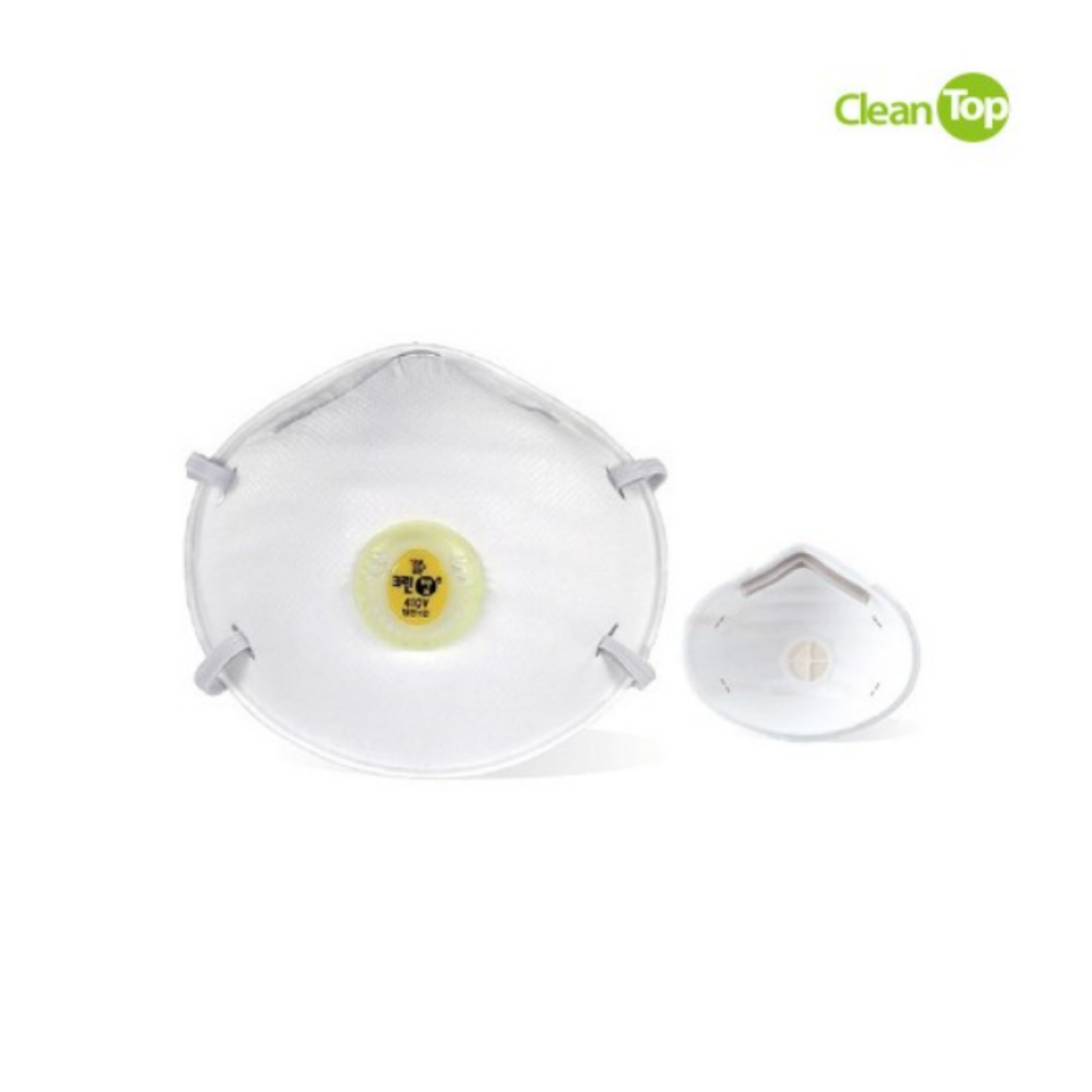 크린탑 C410V 1급 방진 마스크 [20개씩 출고] 분진 미스트 일체식 일회용, WHITE, 20개 17,000원
