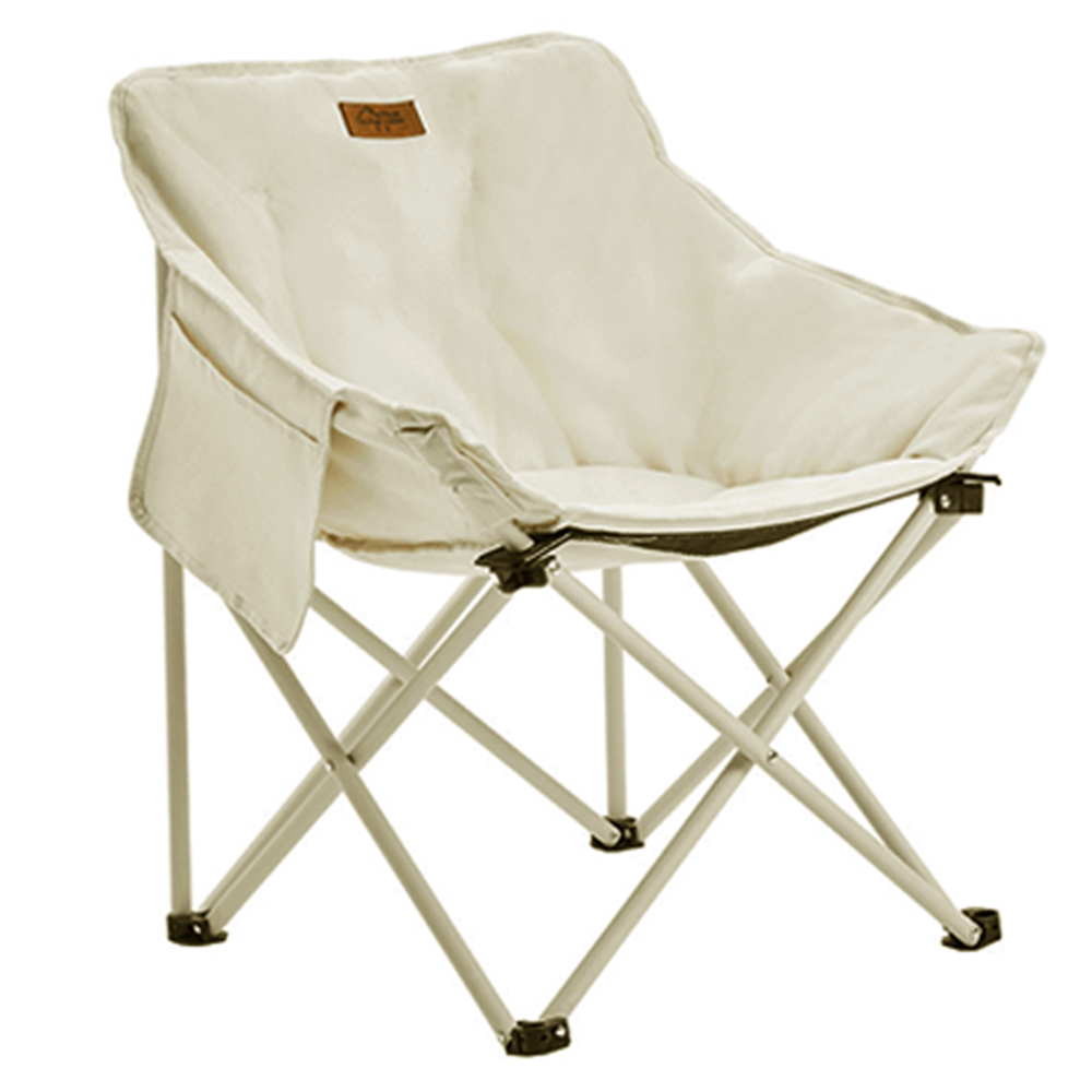 21세기트랜드 포그니 쿠션 캠핑 로우 폴딩 체어, 아이보리, 1개 25,800원