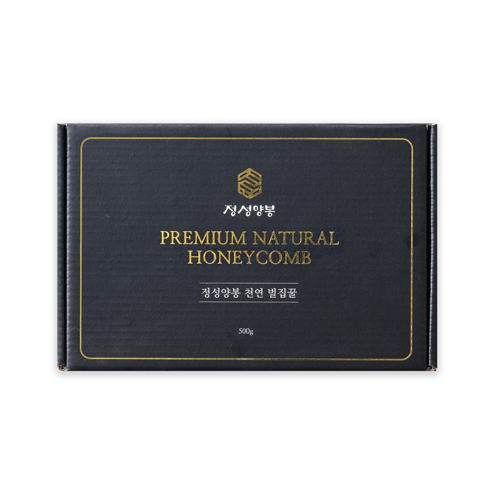 정성양봉 벌집꿀 벌꿀집, 1개, 500g 23,900원