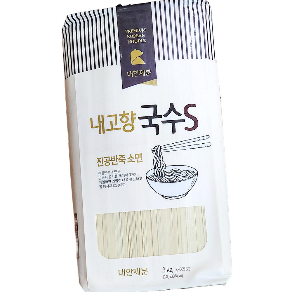 S 내고향 대한제분 소면 국수 3K 6개 88,310원