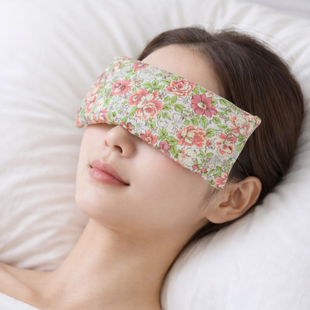 한눈알 소금 눈 찜질팩 히말라야 핑크솔트 냉온 찜질 아이필로우 민트꽃 13,000원