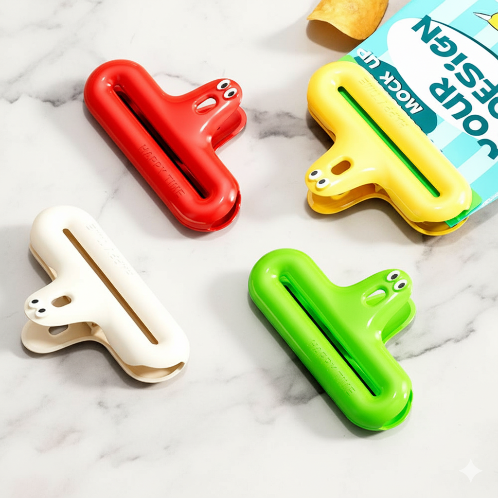 아이리벳 착착착 다용도 밀봉집게 대형 봉지 밀폐 클립 9,900원