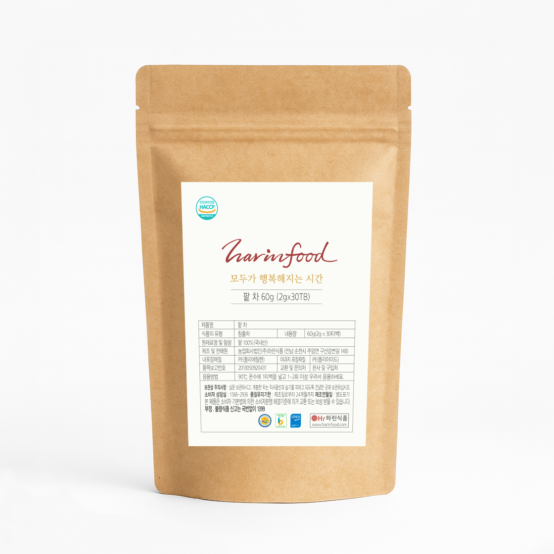 하린식품 HACCP 팥차 (3gx30티백) 국내산 팥 100%, 3g, 4개, 30개입 13,650원