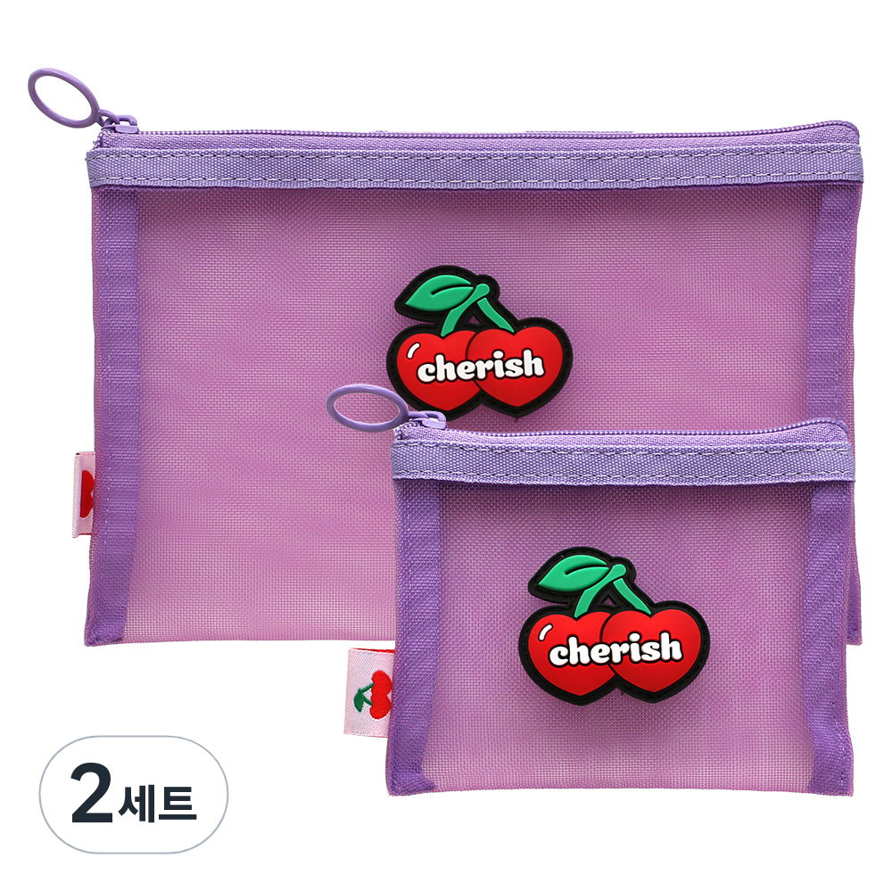 핑크풋 체리쉬 메쉬 파우치 중 + 소 15,960원