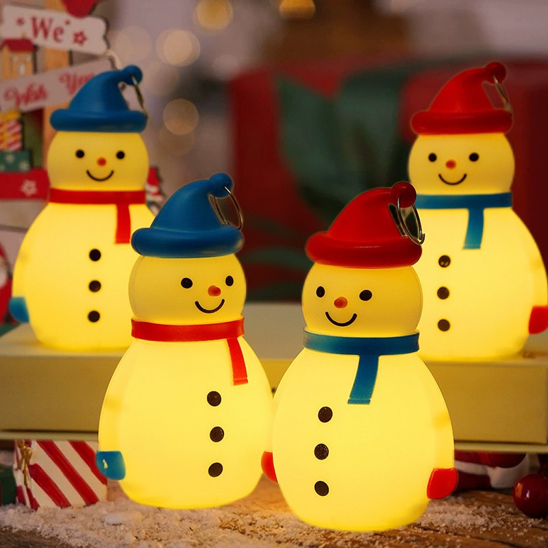 iSefoyo크리스마스 LED 장식 조명 눈사람 무드등 4개 세트 SDXR-7, 4개, 눈사람 A타입 12,800원