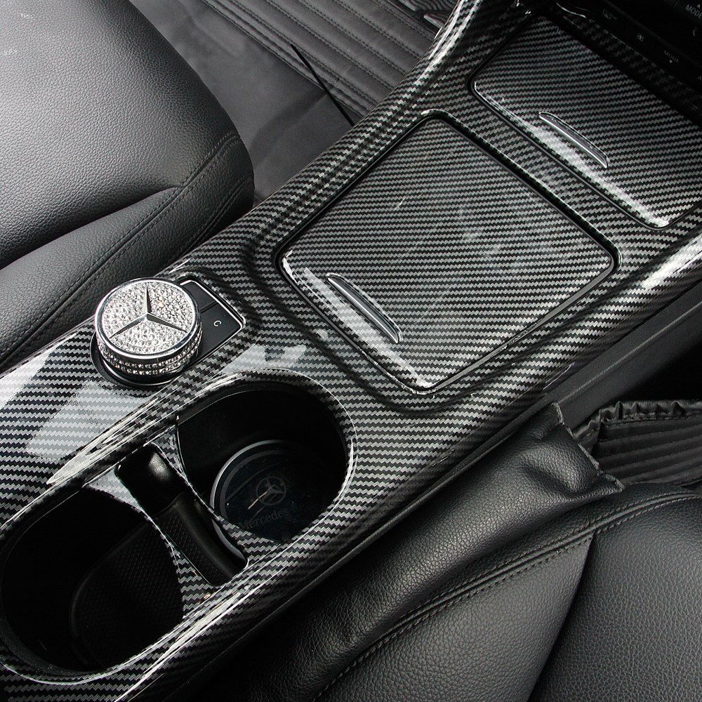 벤츠 CLA 기어 컵홀더 카본 몰딩 2014년-2019년 호환 용품, 02. CLA 대쉬보드패널몰딩 (레드) 86,930원