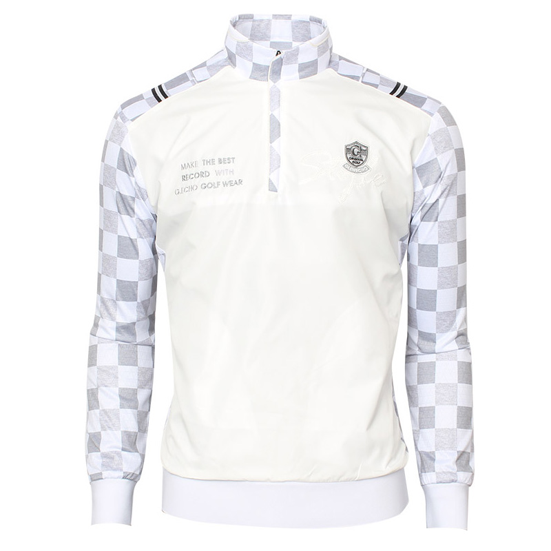 그렌에코 ges24901 남성 반집업 등배색 프린트 바람막이 티셔츠/아노락점퍼 80,000원