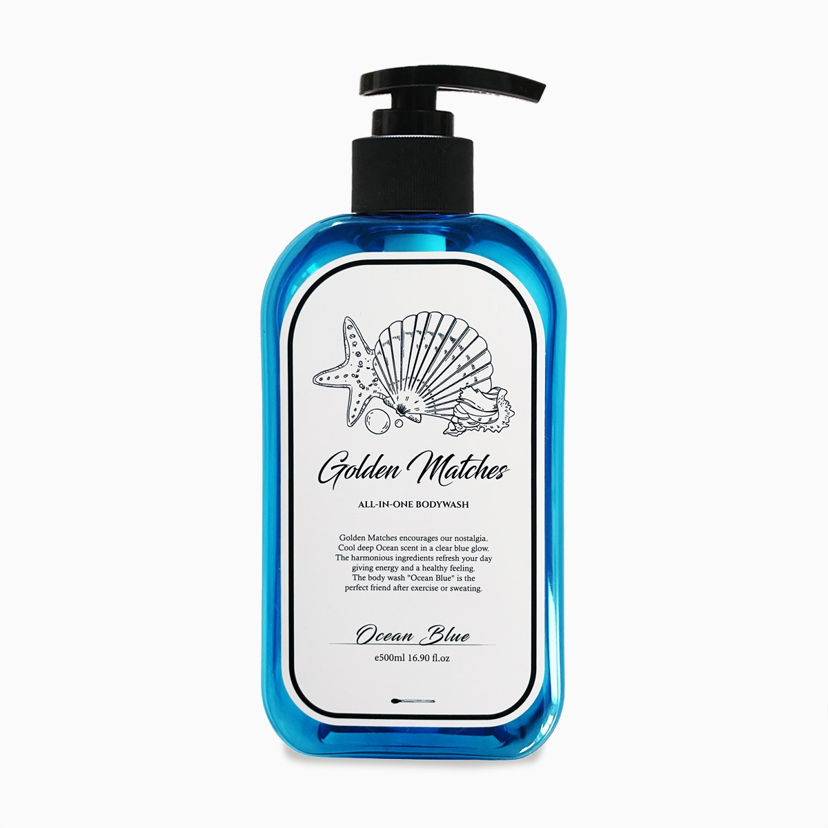 골든매치스 맨즈 올인원 샴푸 앤 바디워시 아쿠아향 500ML, 500ml, 1개 12,780원