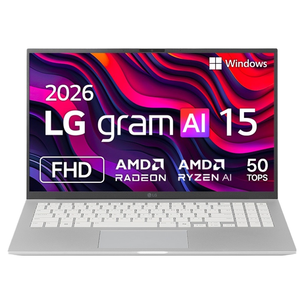 LG전자 2026 그램 AI 15 라이젠 AI 400 시리즈, 에센스 실버, 256GB, 16GB, WIN11 Home, 15Z95U-GS5CK 2,059,000원