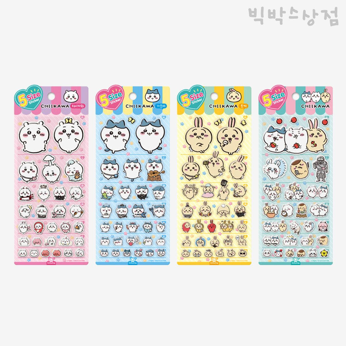 먼작귀 5가지 사이즈 스티커 치이카와 다꾸템 2,650원