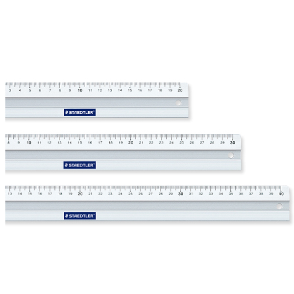 스테들러 알루미늄 자 563 20cm 30cm 40cm 7,950원