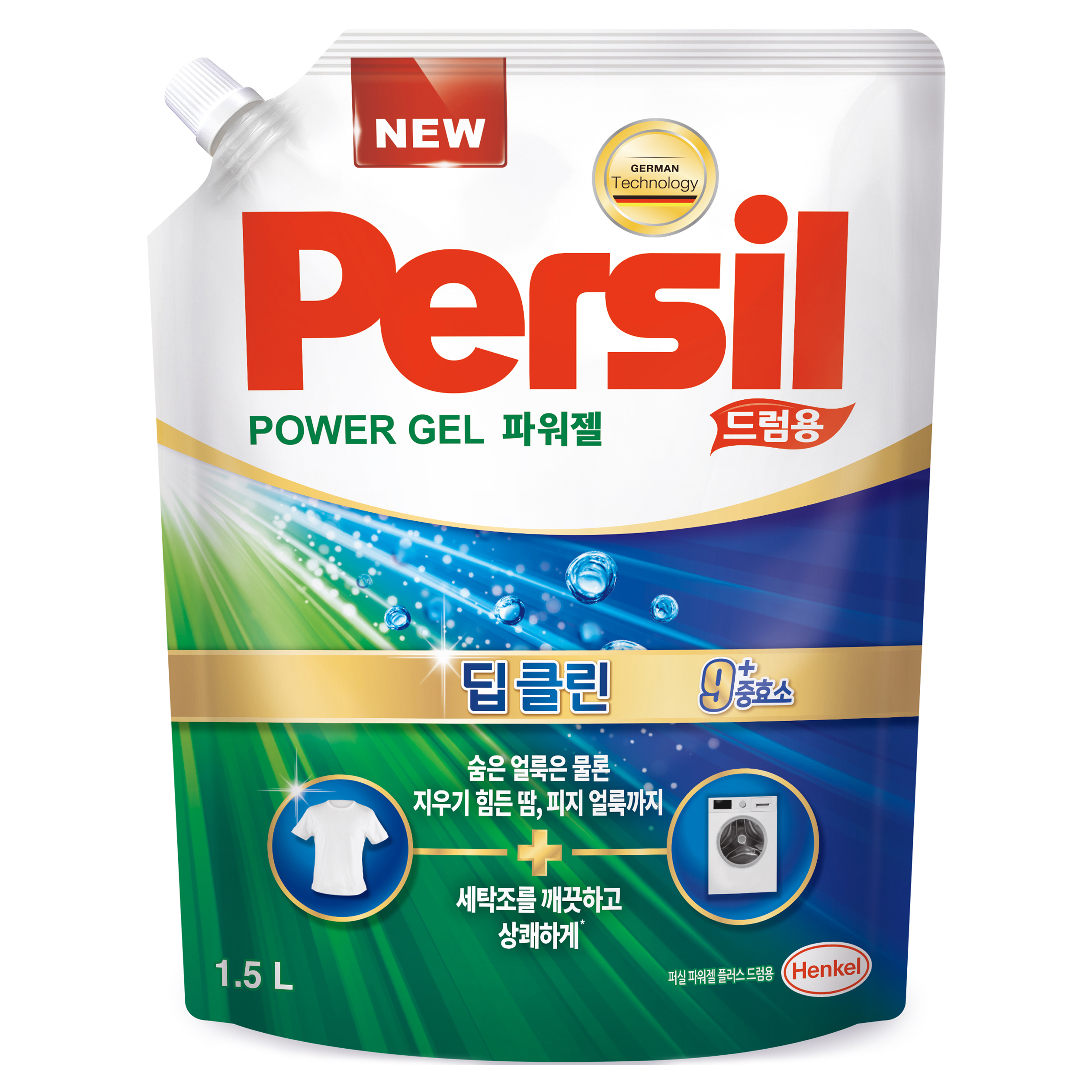퍼실 파워젤 딥클린 플러스 드럼용 액상세제 리필 7,500원