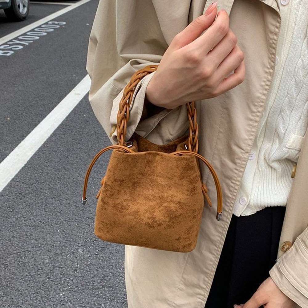 HAAGSHOP 스웨이드 가방 버킷백 미니사이즈 29,300원