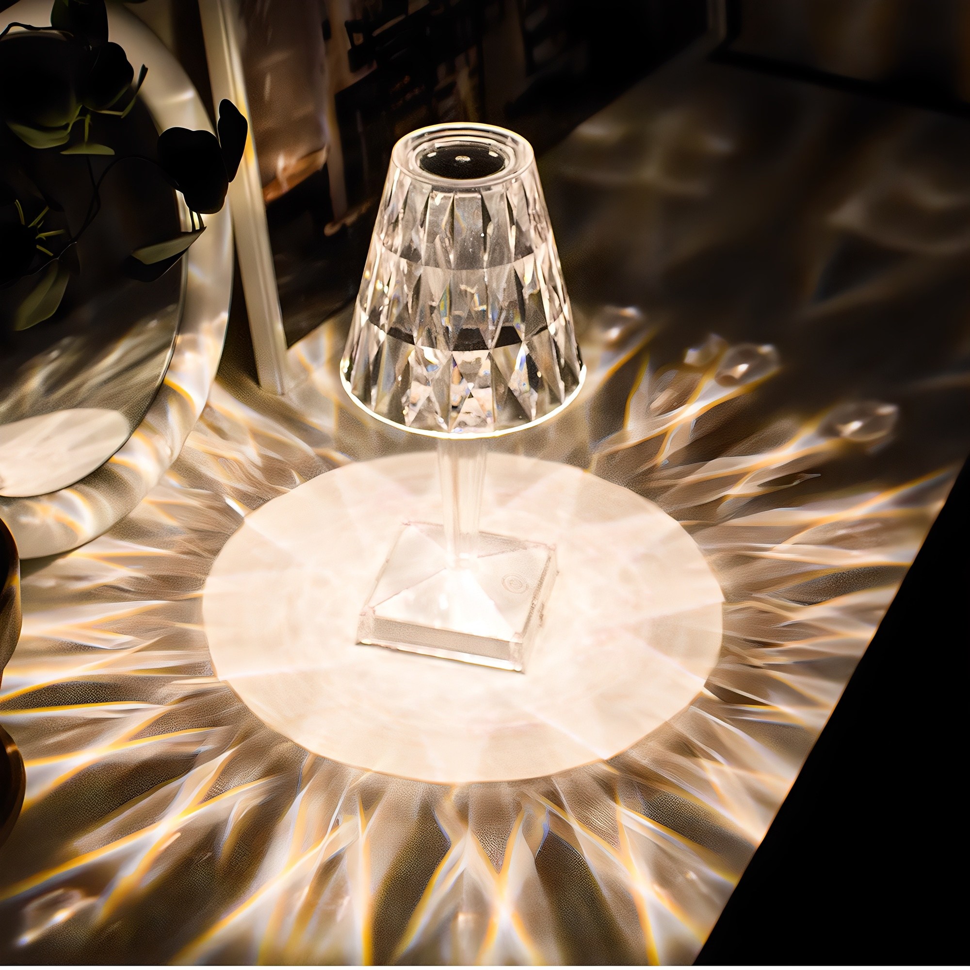 캥거 충전식 무선 LED 수유등 크리스탈 인테리어 무드등 6,330원