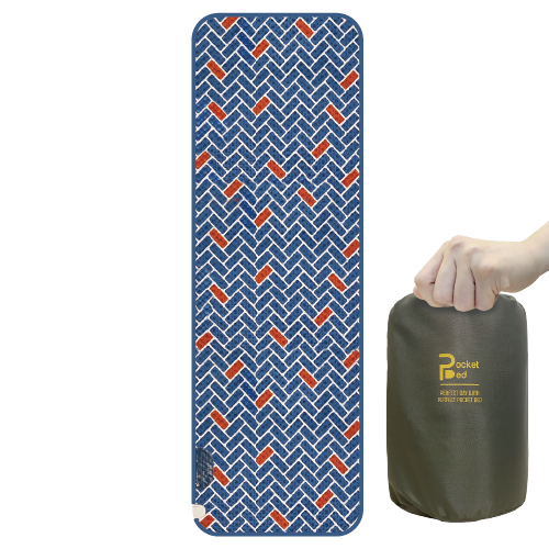 캠핑용 차박용 전기장판매트 포켓베드_[캠핑용: DC 12V 기본 + AC 220V 옵션 호환가능]+ 가방, 캠핑프로(블루) 85,800원