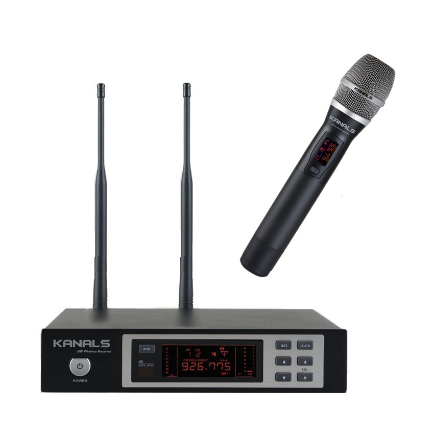 카날스 BK-1001A 무선마이크세트 1채널 900MHz 전문가용 고급형 행사 보컬 회의 790,000원
