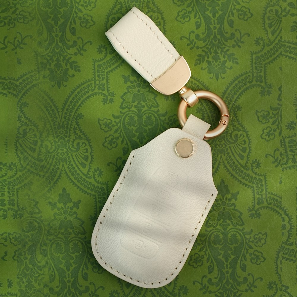 MODACE 현대 호환 두층우피 양가죽 자동차 스마트키케이스 레트로 문양 26,590원