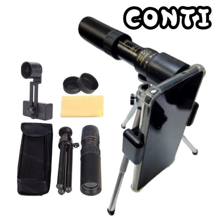 콘티 롱 망원경 10-300x40mm 핸드폰 거치대 풀세트 단망경 21,900원