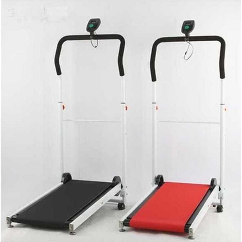 가정용 런닝머신 수동 트레드밀 경사 무소음 무동력 워킹머신 접이식 운동기구 103,600원