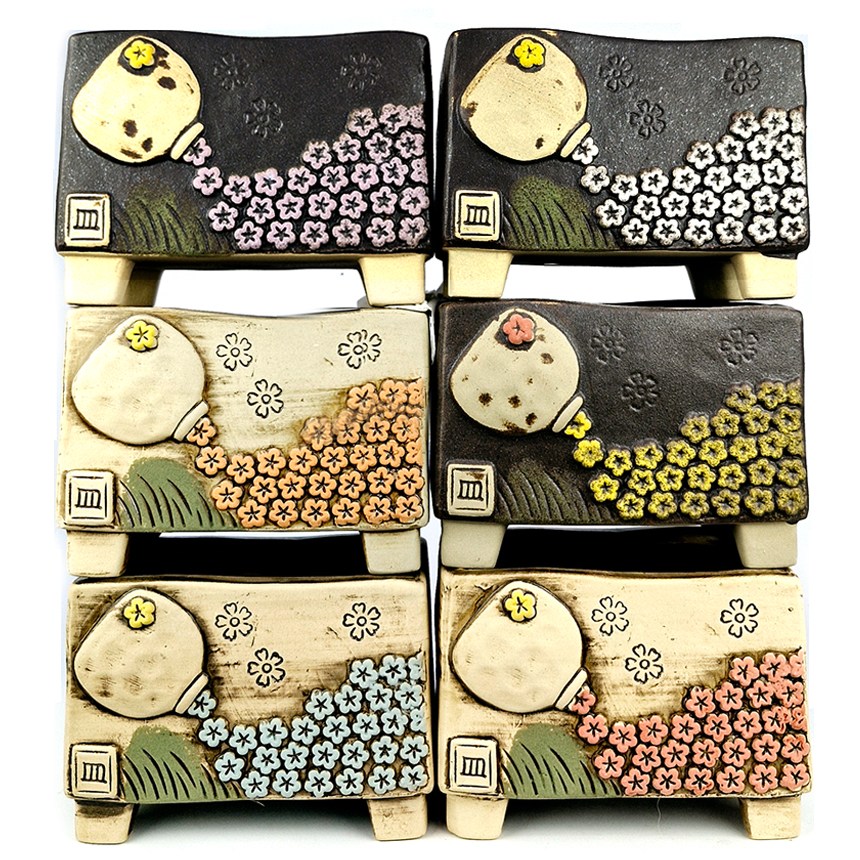 무배 행복한꽃그릇 명플라워 혼합6종세트 모음전 중형 다육이화분 분갈이흙, 꽃색상지정불가, 6개 46,200원