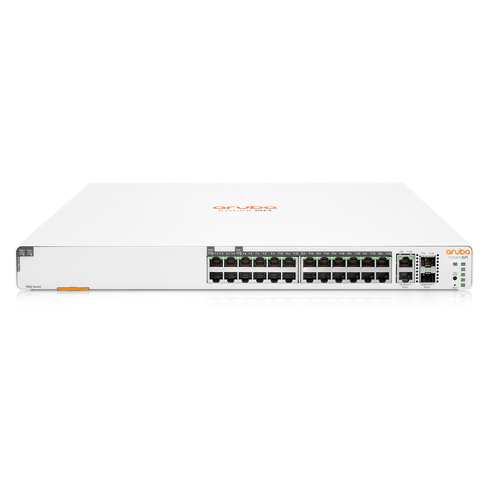 HPE Aruba JL807A 기가 24포트 PoE / 10G 2SFP 2UTP 스위치 1,350,000원