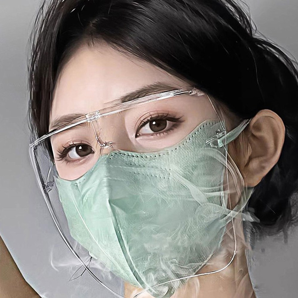 라라공방 남녀 투명 고글 페이스 쉴드, 1개 7,900원