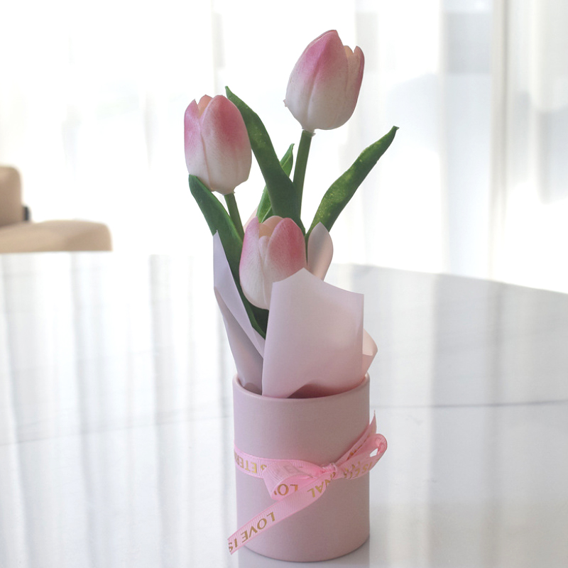 마벨인홈 예쁜조화 튤립 꽃 화병세트, 핑크 9,900원