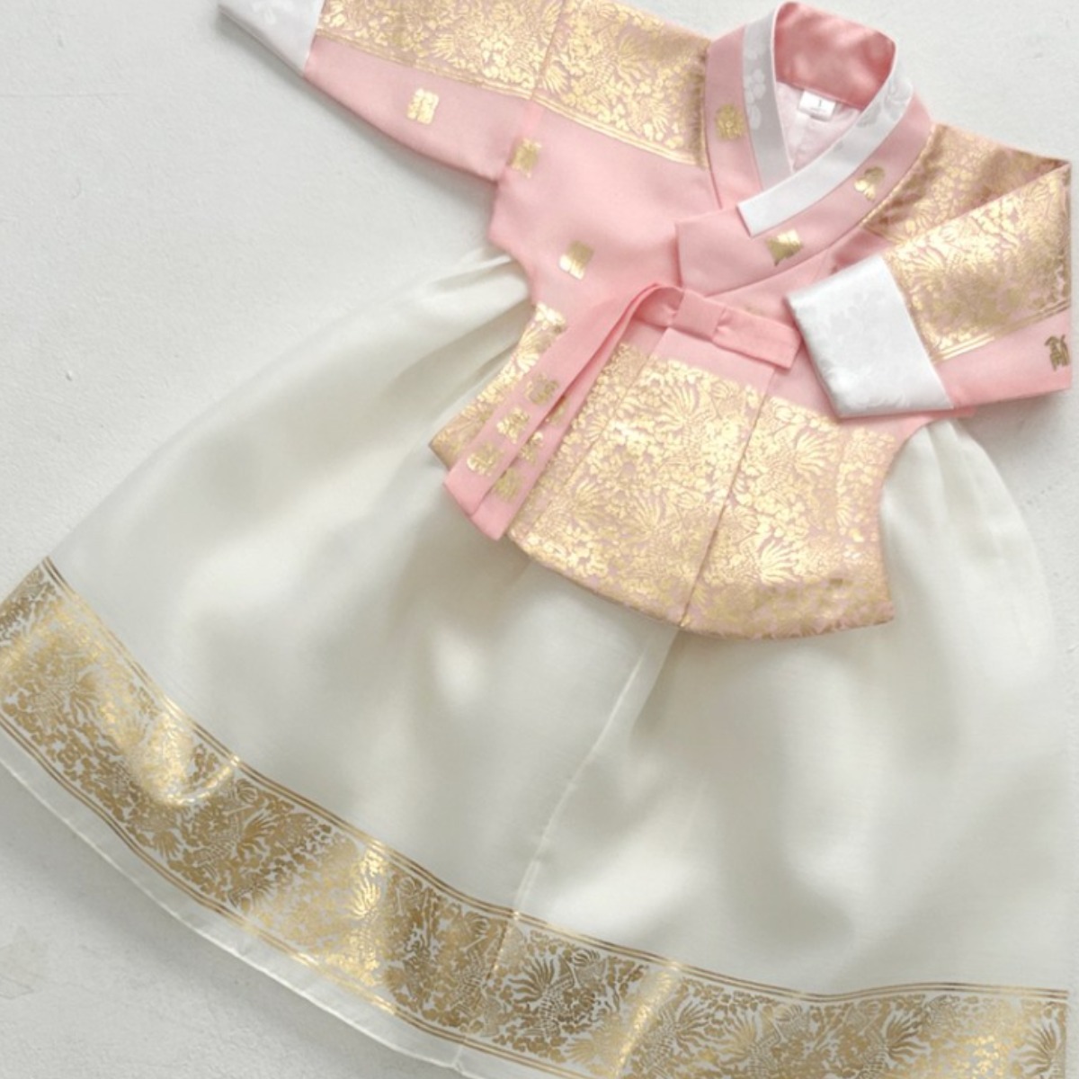 닻별 금박 분홍당의 여아한복 (백일~10호) 어린이 키즈 돌잔치 유아 아동한복 91,000원