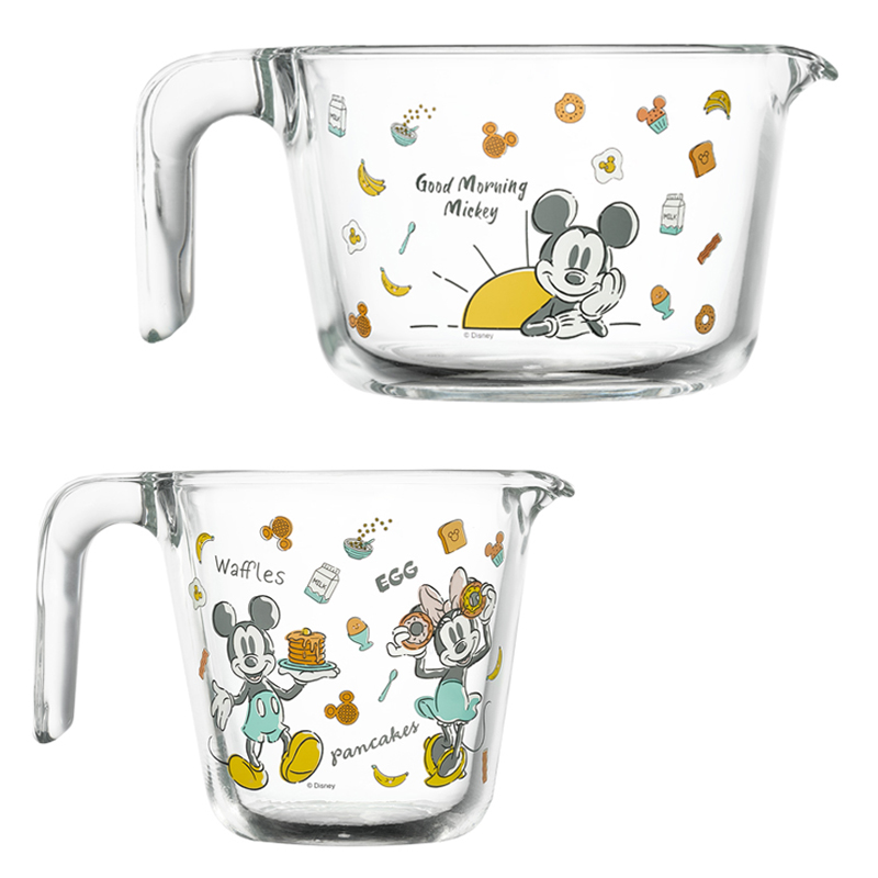 파이렉스 디즈니 굿모닝미키 계량컵 500ml + 1L 세트 45,040원