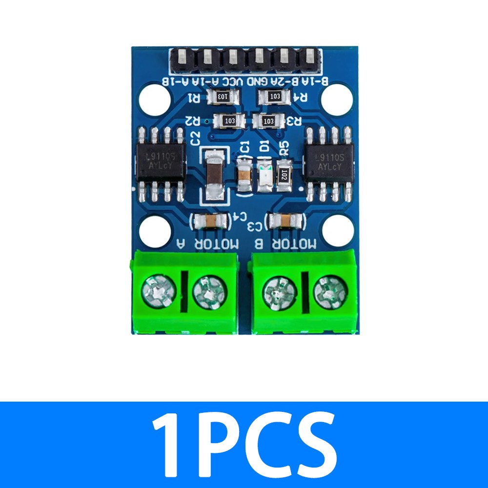 ‌ L9110S H-브리지 모터 드라이버 모듈 - Arduino DIY 프로젝트용 로봇공학용 듀얼 DC/스테퍼 모터 컨트롤 6,800원