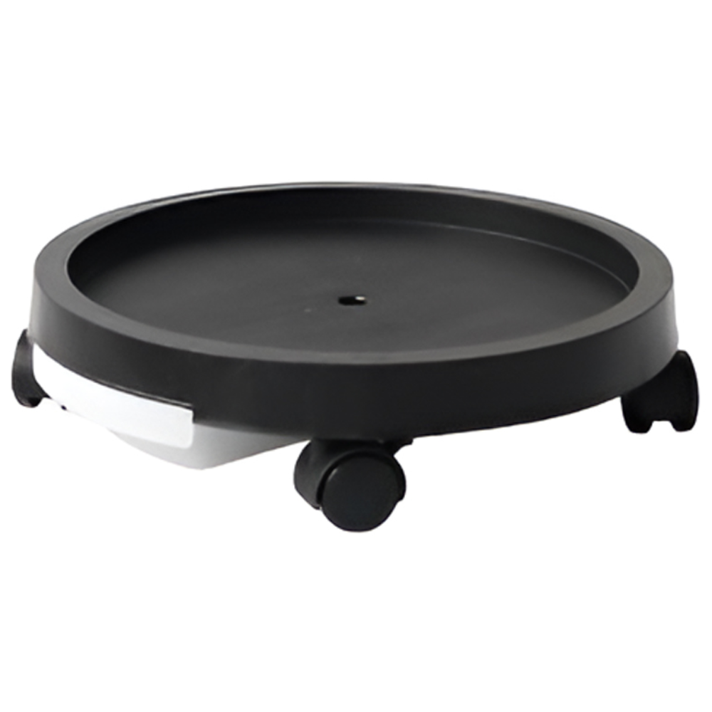 원형이동식화분받침대 물받이포함, 블랙, 1개, 현재가 12,650원