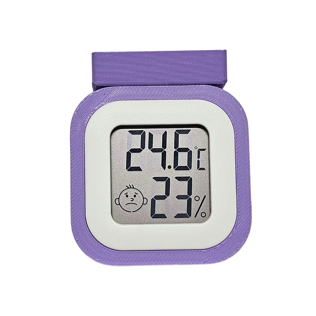 도마뱀 온습도계 자석거치대 크레스티드 게코 파충류 피그미다람쥐 햄스터 소동물 사육장 꾸미기, 1개, 퍼플 12,000원