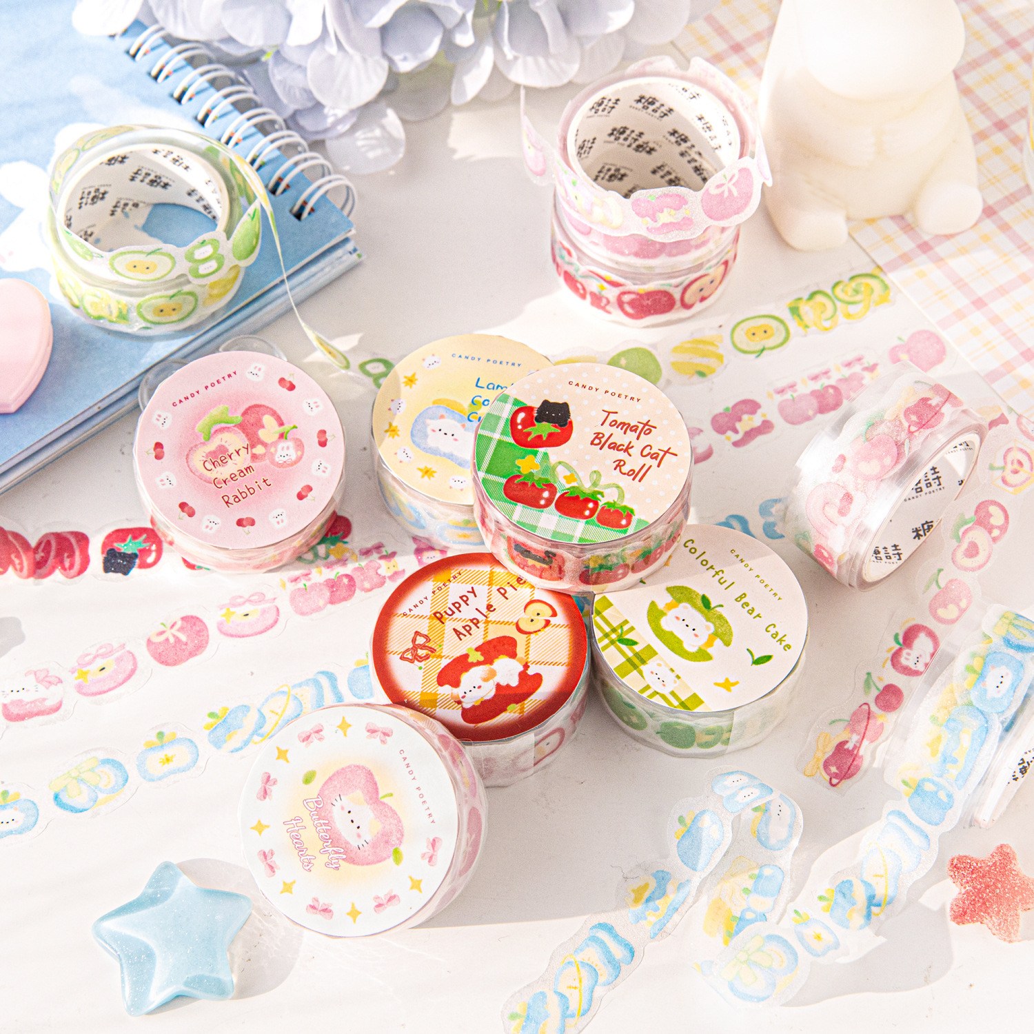 감성아트몰 빈티지 레트로 나비 바다 영어 풍경 인물 롤 스티커 다꾸 세트 다이어리 꾸미기 마스킹테이프 16,000원