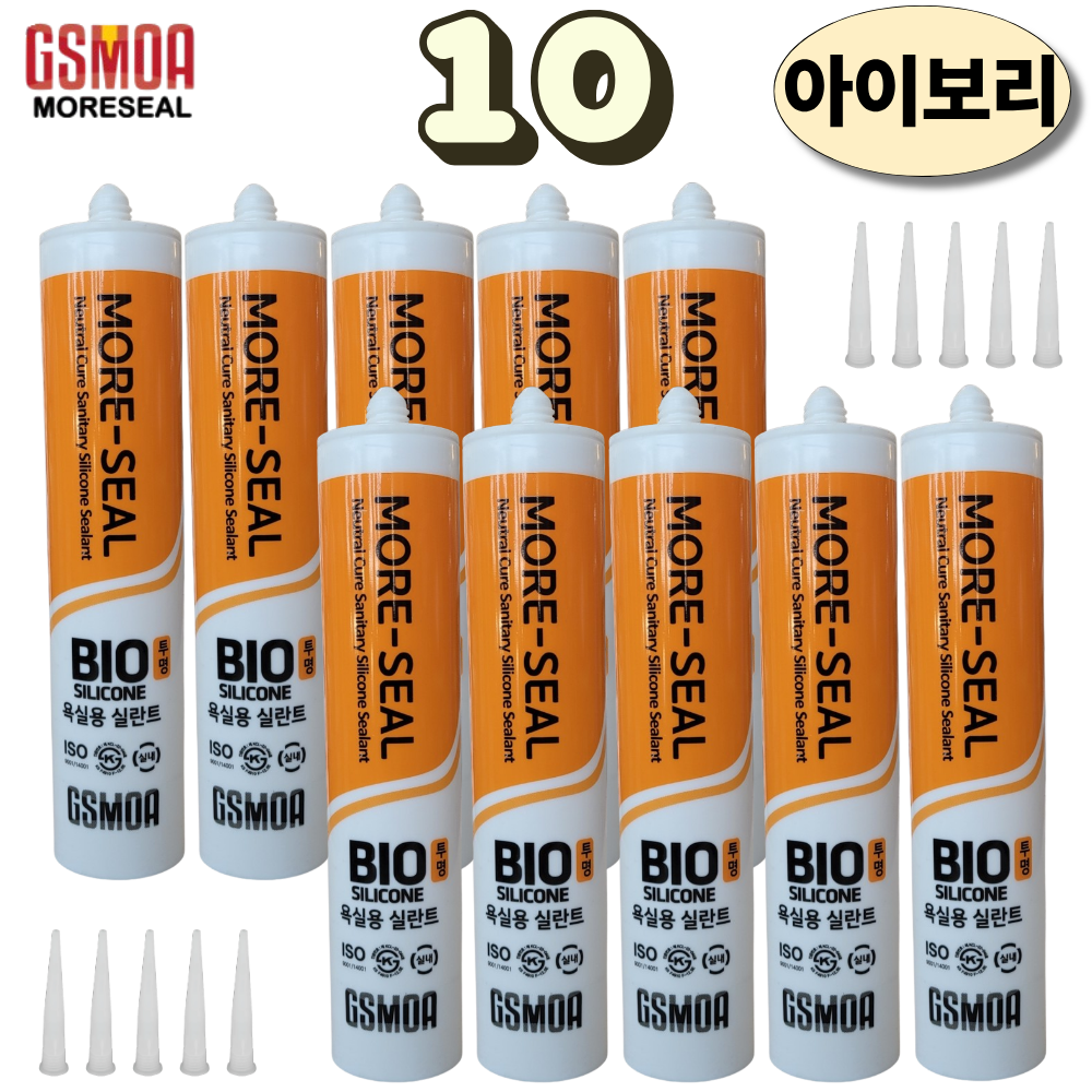 지엠코리아 바이오 욕실용 실리콘 실란트 아이보리 270ml 노즐포함 29,000원