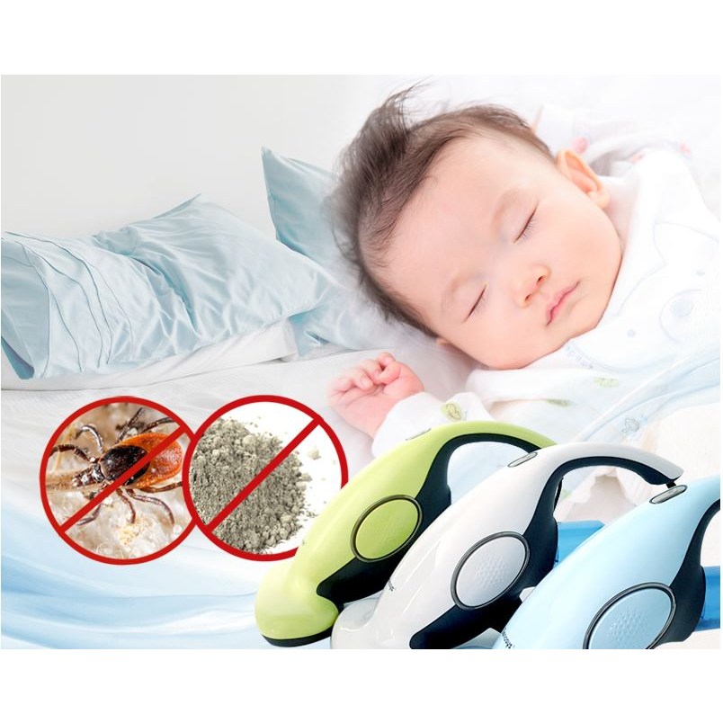 빈대 진드기 침구 청소기 UV 살균램프 미세먼지 원인균 제거 진공흡입 항균 침구 소파 카페트, 퓨어화이트 179,000원