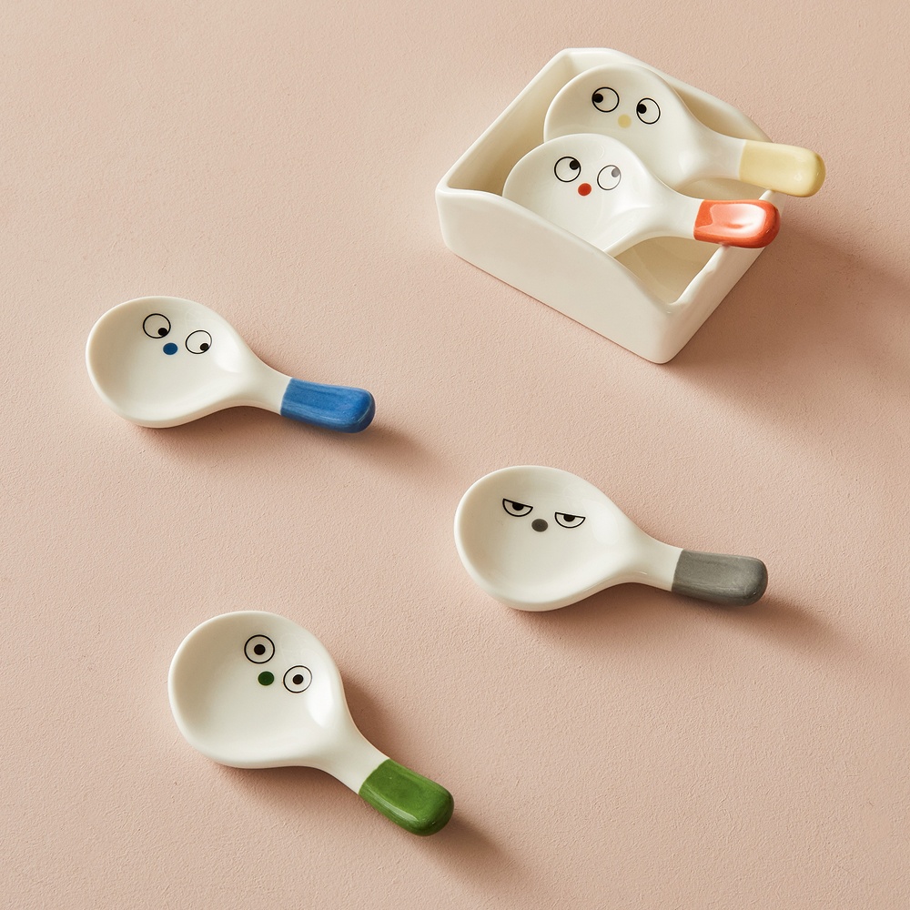 모던하우스 콩알이 수저받침 6p 세트 9,900원