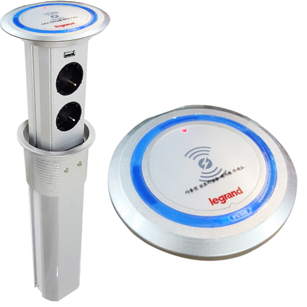 르그랑 빌트인콘센트 USB 무선충전 회전콘센트 가구/책상/식탁/주방 매립콘센트 377,100원
