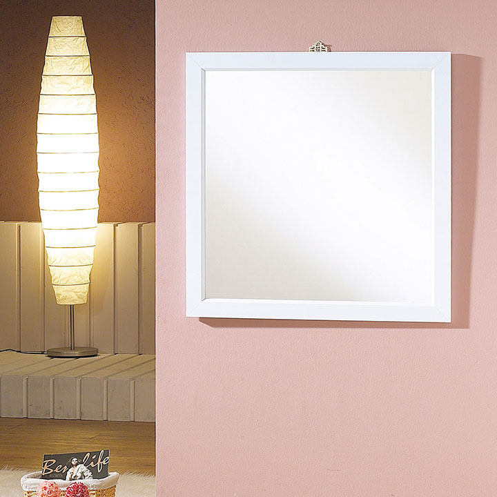 우드웰 벽걸이 사각거울 600 x 600 19,900원