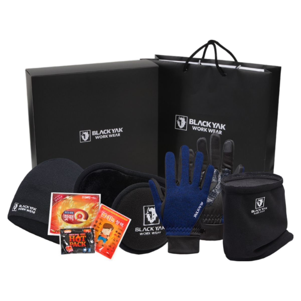 블랙야크 겨울 방한용품 비니 귀마개 보온장갑 넥워머 선물세트 59,800원