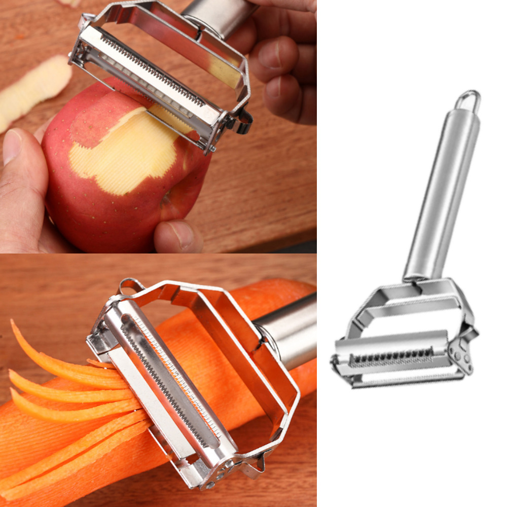 무핑 만능 양면 채칼 양배추채칼 감자 당근 과일 스테인리스 마이크로 톱니날 9,900원