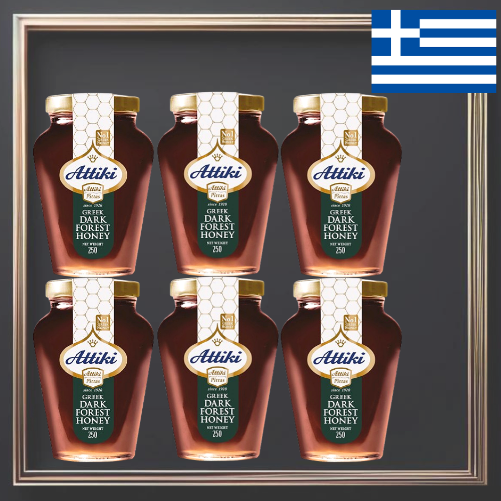 그리스 아티키 감로꿀 그릭허니 자연산 토종 벌 꿀 2종 250g 6병 131,980원