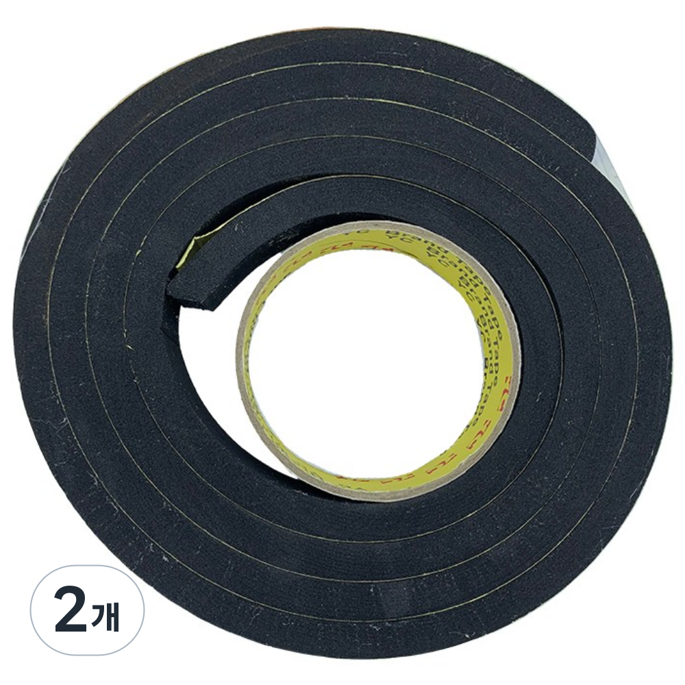 EVA 단면 흑색 스펀지테이프 폭50mmx두께10mm길이2M 16,930원
